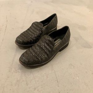 Cole Haan woven leather loafer